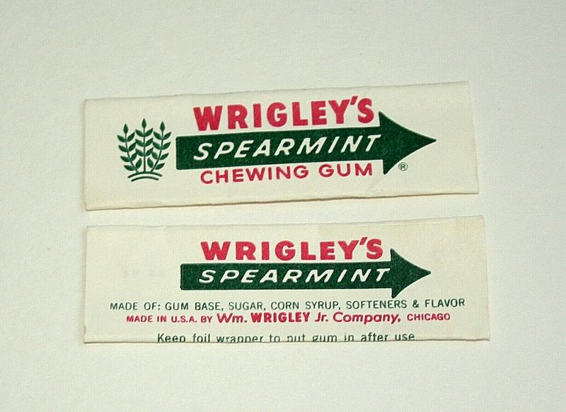 Chewing Gum in Foil Wrappers