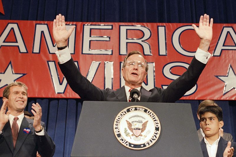 George Bush Election Night 1988