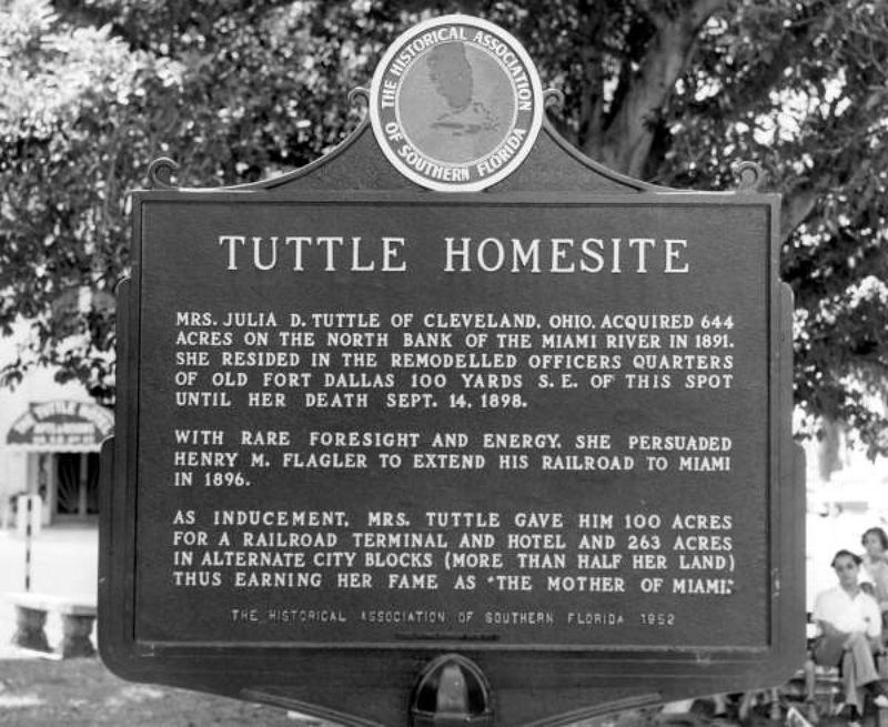 Julia Tuttle's Original Homestead, 1896