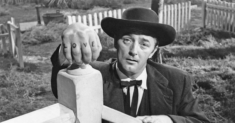Robert Mitchum's Sinister Reverend Harry Powell