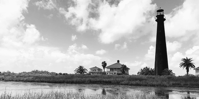 Bolivar Peninsula Lighthouse 1900