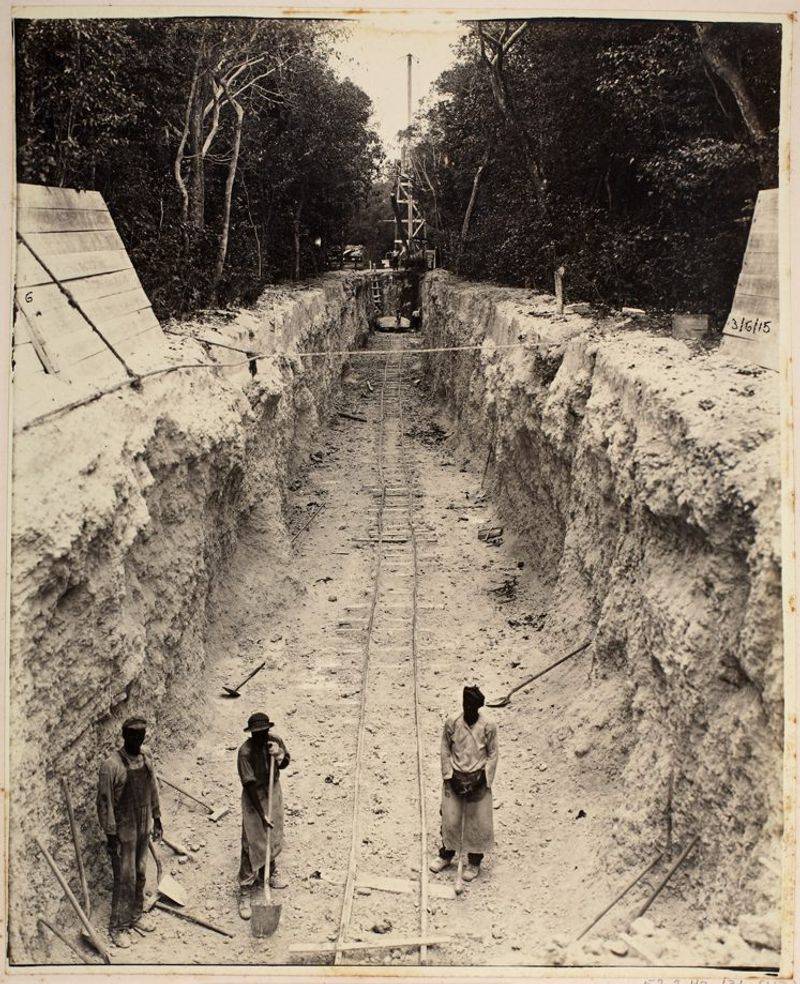 Vizcaya During Construction, 1914