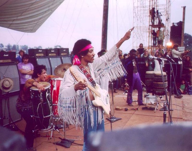 Jimi Hendrix at Woodstock