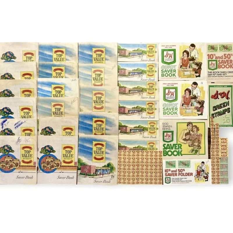 S&H Green Stamps in an Envelope