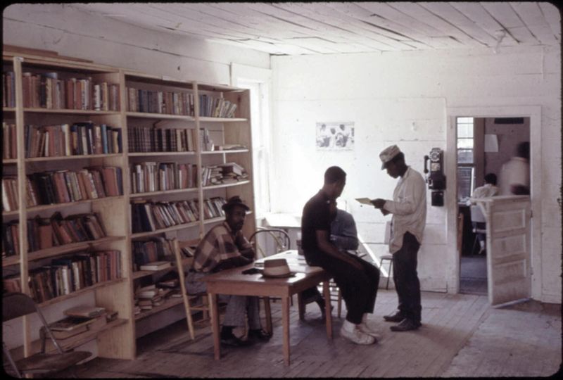A 'freedom library' in Clarksdale, Mississippi, 1964