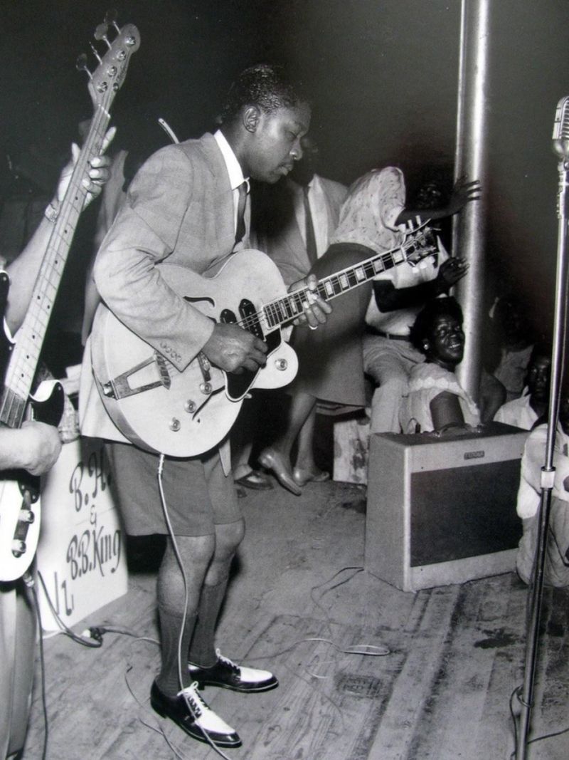 BB King in the 1950s