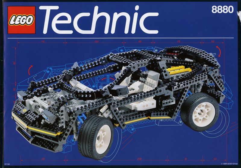 Technic Super Car with Working Pistons