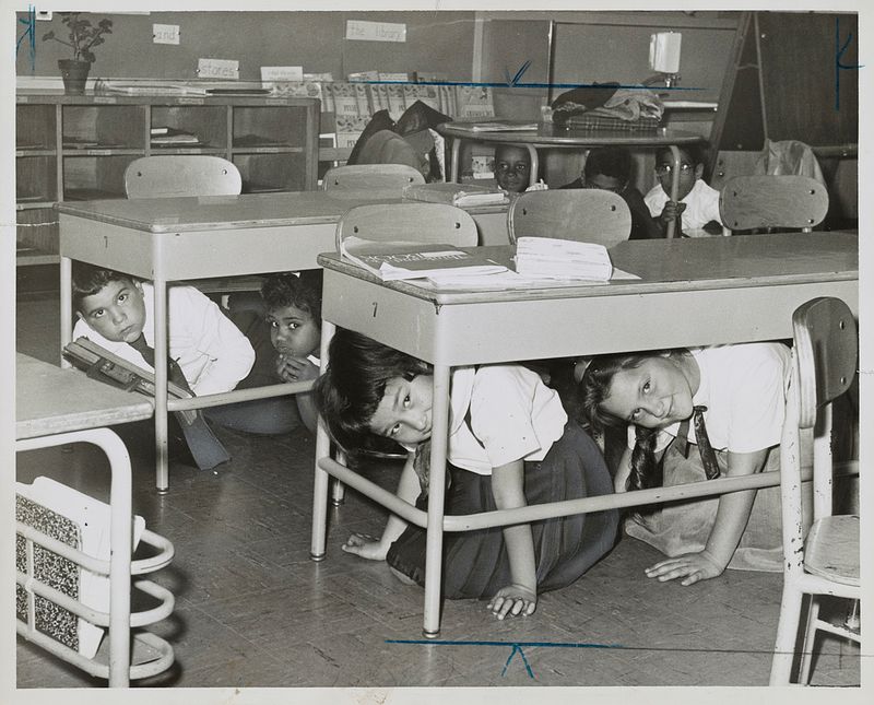 School Duck-and-Cover Drills